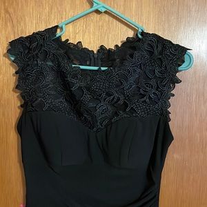 Black formal dress